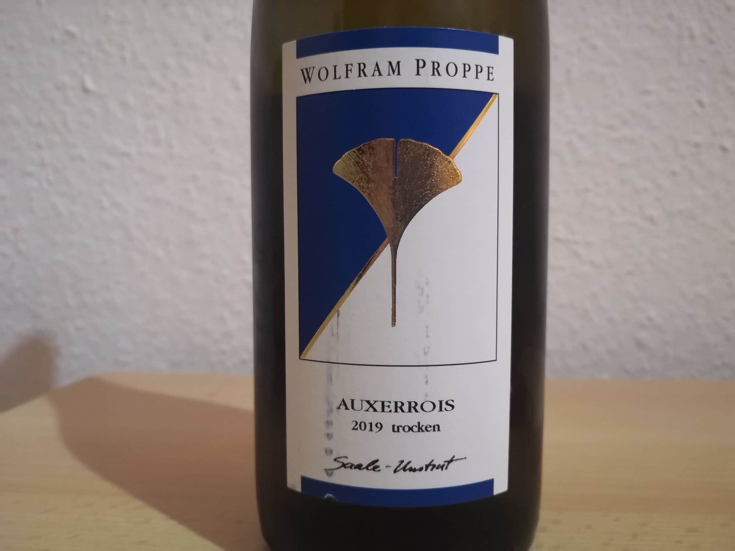 2019er Golmsdorfer Gleisburg Auxerrois trocken
